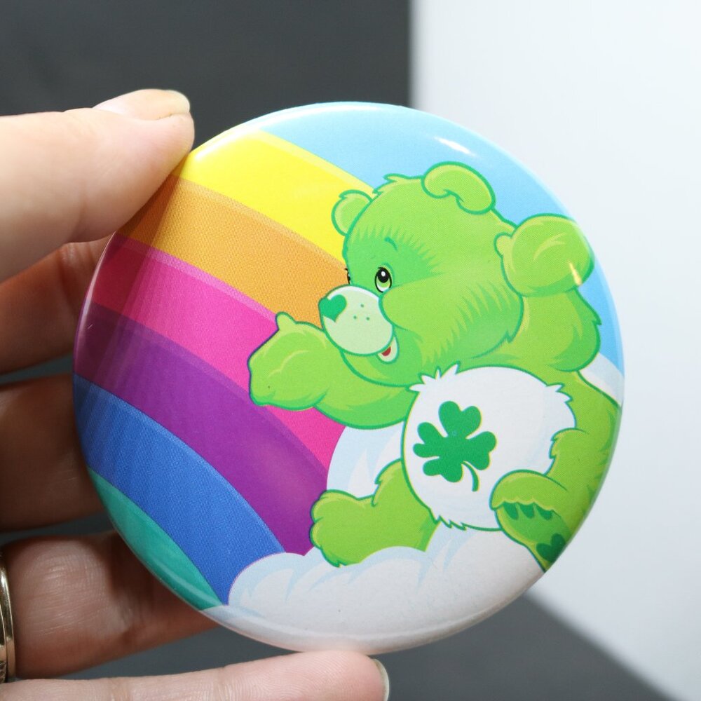Vintage Care Bear Button